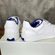 Fortok Burberry White Leather Stock Sneakers  - 2