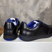 Fortok Burberry Black Leather Stock Sneakers - 6