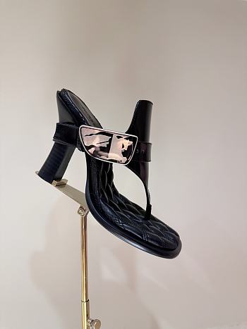 Fortok Burberry Bay Sandals in Black