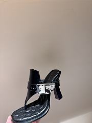 Fortok Burberry Bay Sandals in Black - 6