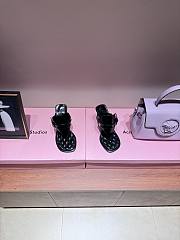Fortok Burberry Bay Sandals in Black - 5