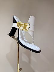 Fortok Burberry Bay Sandals in White - 1
