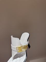 Fortok Burberry Bay Sandals in White - 3
