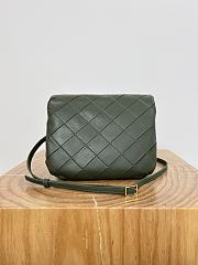 Fortok Loewe Puffer Goya Vintage Green Bag 23x9x17cm - 2