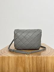 Fortok Loewe Puffer Goya Vintage Grey Bag 23x9x17cm - 4