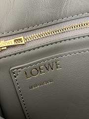 Fortok Loewe Puffer Goya Vintage Grey Bag 23x9x17cm - 3