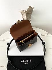 Fortok Celine Teen Nino Bag In Triomphe Canvas 20.5×13×8cm - 6