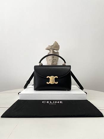 Fortok Celine Teen Nino Bag In Black 20.5×13×8cm