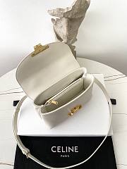 Fortok Celine Teen Nino Bag In White 20.5×13×8cm - 6