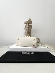 Fortok Celine Teen Nino Bag In White 20.5×13×8cm - 2