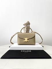 Fortok Celine Teen Nino Bag In Brown Sepia 20.5×13×8cm - 1