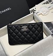 Fortok Chanel 22S Rhinestone Clutch Bag Black 20x12cm - 1