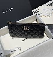 Fortok Chanel 22S Rhinestone Clutch Bag Black 20x12cm - 3