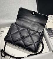 Fortok Chanel So Black 19Bag Flap Bag 16x26x9cm - 3