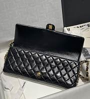 Fortok Chanel 24A Maxi Baguette Clutch Black 18x38x4cm - 4