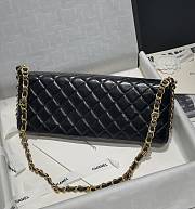 Fortok Chanel 24A Maxi Baguette Clutch Black 18x38x4cm - 2