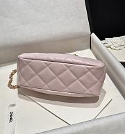 Fortok Chanel 24A Cloud Bag Evening Bag Pink 24x16x8cm - 6