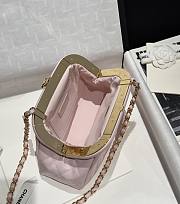 Fortok Chanel 24A Cloud Bag Evening Bag Pink 24x16x8cm - 2