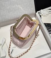 Fortok Chanel 24A Cloud Bag Evening Bag Pink 24x16x8cm - 3