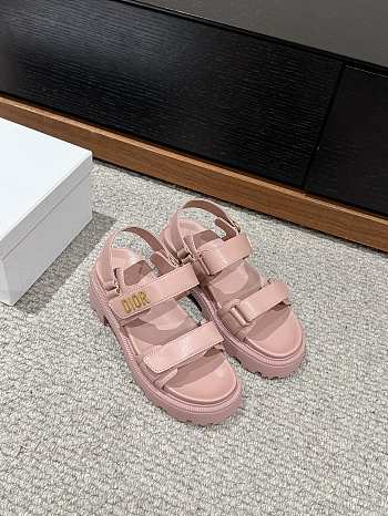 Fortok Dior Dioract Sandals in Nude Pink