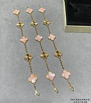 Fortok Van Cleef & Arpels Five Five-flower Four-leaf Clover Natural Pink Bracelet - 3