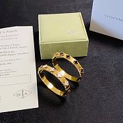 Fortok Van Cleef & Arpels Black/ White Four-leaf Clover Bracelet - 2