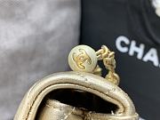 Fortok Chanel Mini Flap Bag Gold With Pearl Top Handle AS5001 12.5×19×7cm - 6