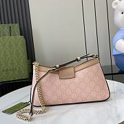 Fortok Gucci GG Padlock Shoulder Bag Pink 811705 26.5x13.5x4.5cm - 4