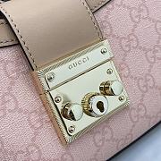 Fortok Gucci GG Padlock Shoulder Bag Pink 811705 26.5x13.5x4.5cm - 2