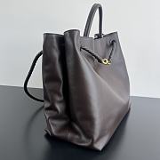 Fortok Bottega Veneta Andiamo Handbag Dark Brown 709683 42x35x18cm - 2