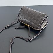 Fortok Bottega Veneta Intrecciato 15 Concert Pouch Dark Brown 18.5x11.5x8.5cm - 2