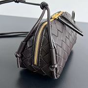 Fortok Bottega Veneta Intrecciato 15 Concert Pouch Dark Brown 18.5x11.5x8.5cm - 3
