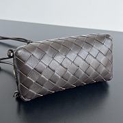 Fortok Bottega Veneta Intrecciato 15 Concert Pouch Dark Brown 18.5x11.5x8.5cm - 4