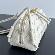 Fortok Bottega Veneta Intrecciato 15 Concert Pouch White 18.5x11.5x8.5cm - 5