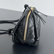Fortok Bottega Veneta Intrecciato 15 Concert Pouch Black 18.5x11.5x8.5cm - 4