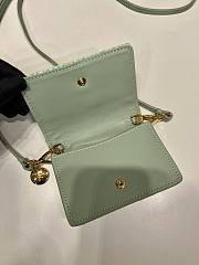 Fortok Prada Woven Small Bag Green 1MR024 11.5x8cm - 4