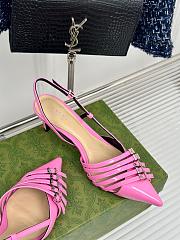 Fortok Gucci Women’s Slingback Pump in Pink - 2