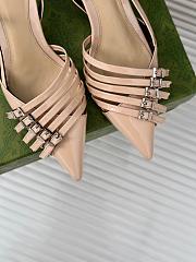 Fortok Gucci Women’s Slingback Pump in Beige - 2