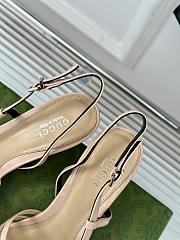 Fortok Gucci Women’s Slingback Pump in Beige - 4