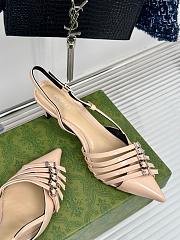 Fortok Gucci Women’s Slingback Pump in Beige - 6