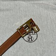 Hermes Swift and Epsom Double-sided Calfskin Leather Belt Brown & Black - 2