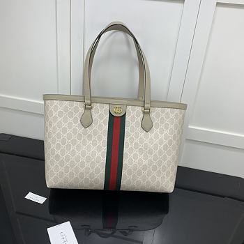 Fortok Gucci Ophidia Medium Tote Bag White 631685 38x28x14cm