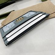 Fortok Gucci Ophidia Monogram Card Holder Blue 523159 10x7.5cm - 6