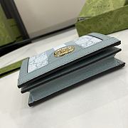 Fortok Gucci Ophidia GG Card Case Wallet Blue 523155 11x8.5x3cm - 6