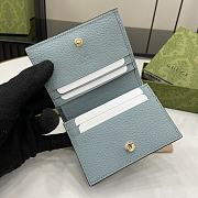 Fortok Gucci Ophidia GG Card Case Wallet Blue 523155 11x8.5x3cm - 3