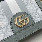 Fortok Gucci Ophidia GG Card Case Wallet Blue 523155 11x8.5x3cm - 2