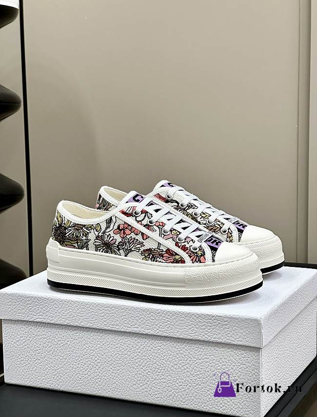 Fortok Dior 24 Spring Embroidered Sneakers - 1