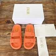 Fortok Dior 24SS Summer Beach Slippers Orange - 1