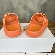 Fortok Dior 24SS Summer Beach Slippers Orange - 5