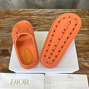 Fortok Dior 24SS Summer Beach Slippers Orange - 4